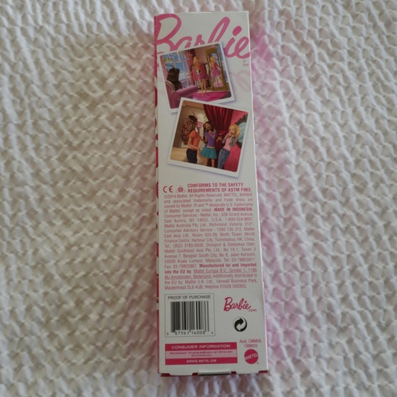 Purple Dress Barbie Doll. Girl Toy - Picture 5 of 5